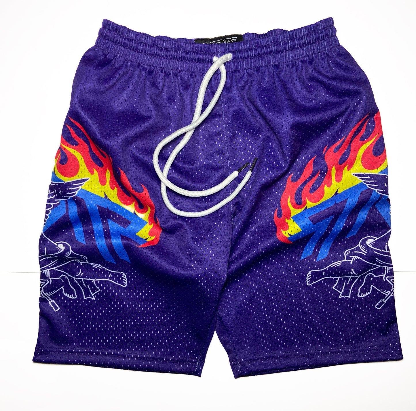 Big logo flame mesh (prpl)