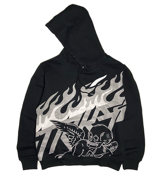 Big flame hoodie